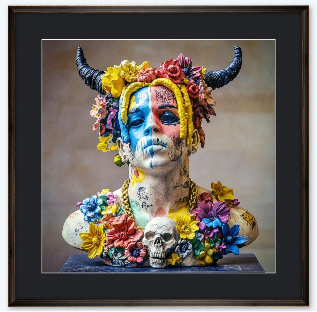 God ADAKY - Tirage d'art unique encadré