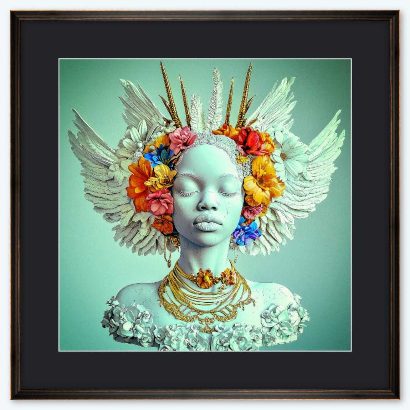 EMAYATI - Tirage d'art unique encadré