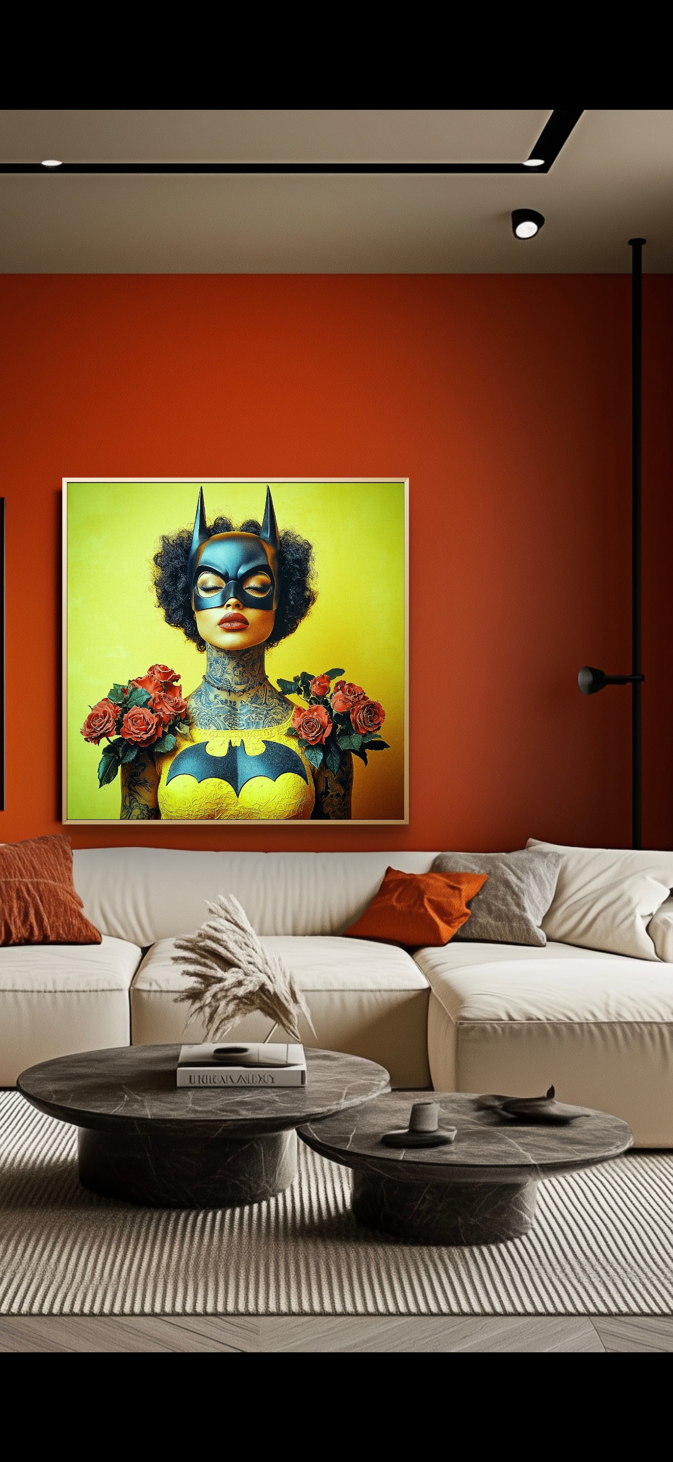 BATGYAL - Tirage d'art unique encadré