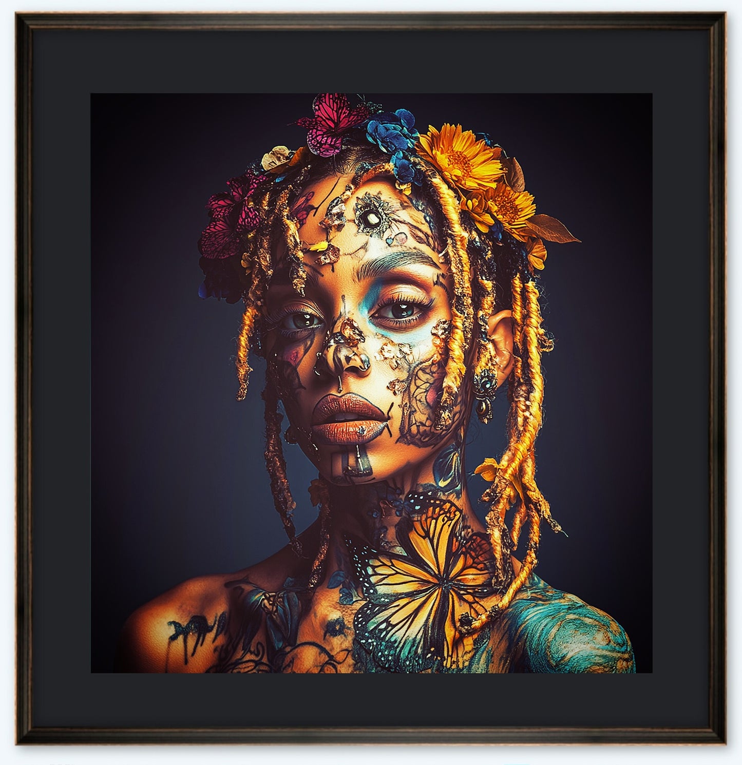 GODESS ROZAJAH - Tirage d'art unique encadré