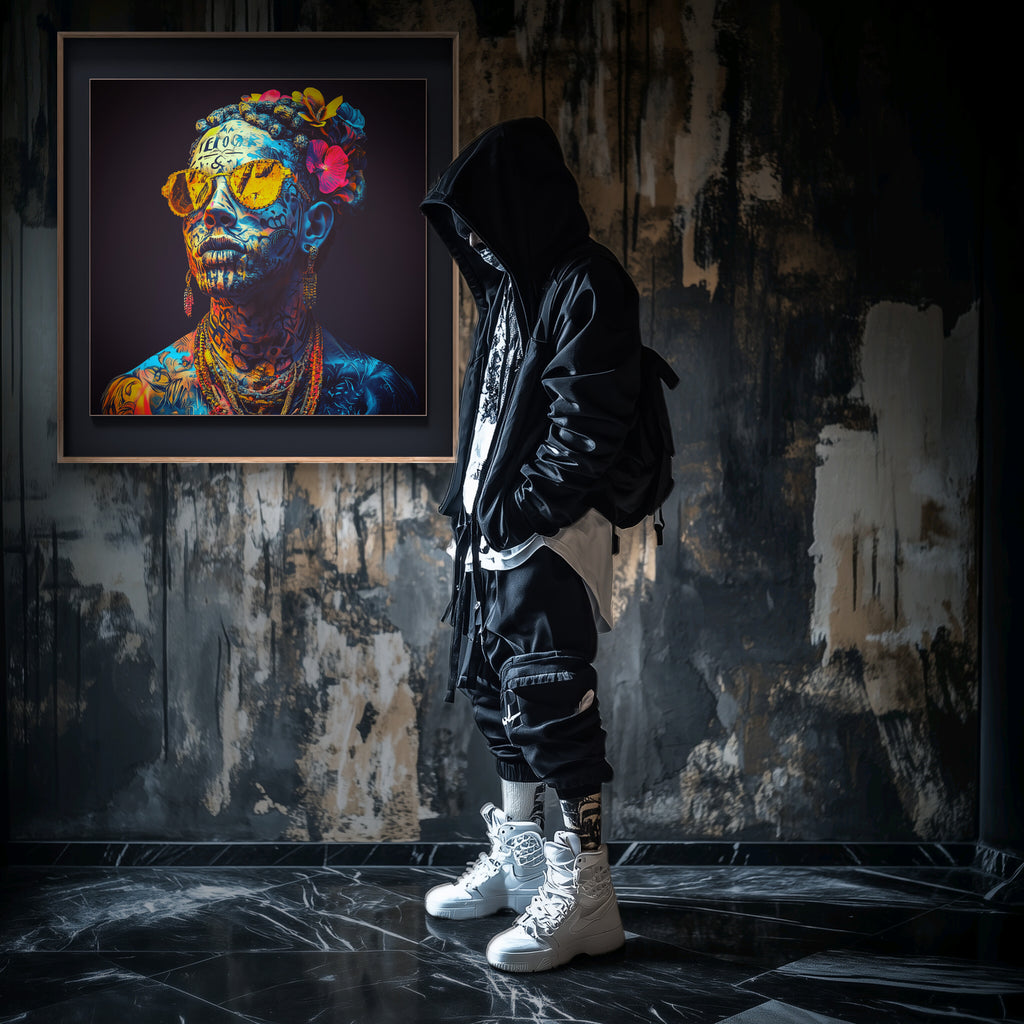 OKINN  -  Tirage d'art unique encadré